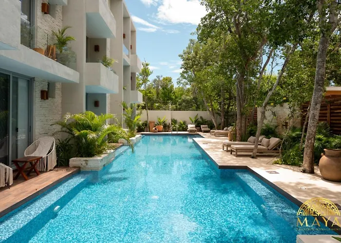 Nhoa 309c Lux 1br Pool View In Aldea Zama Hébergement de vacances