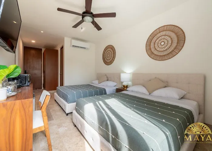 Nhoa 309c Lux 1br Pool View In Aldea Zama Hébergement de vacances Tulum