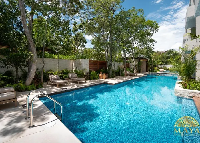 Nhoa 309c Lux 1br Pool View In Aldea Zama * Tulum